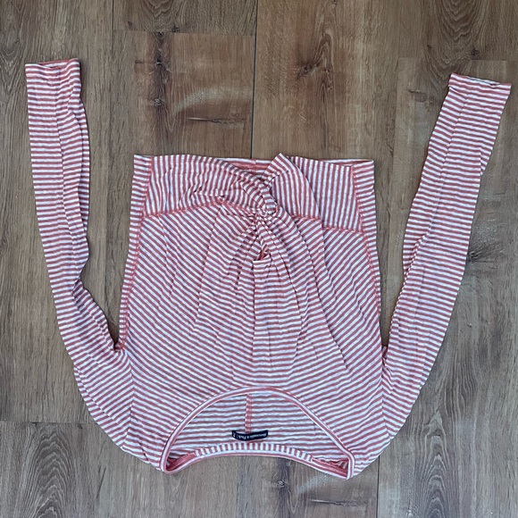 Stripped cropped long sleeve tee - Picture 2 of 4